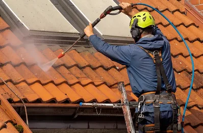 Démoussage et hydrofuge de toiture à Tasso